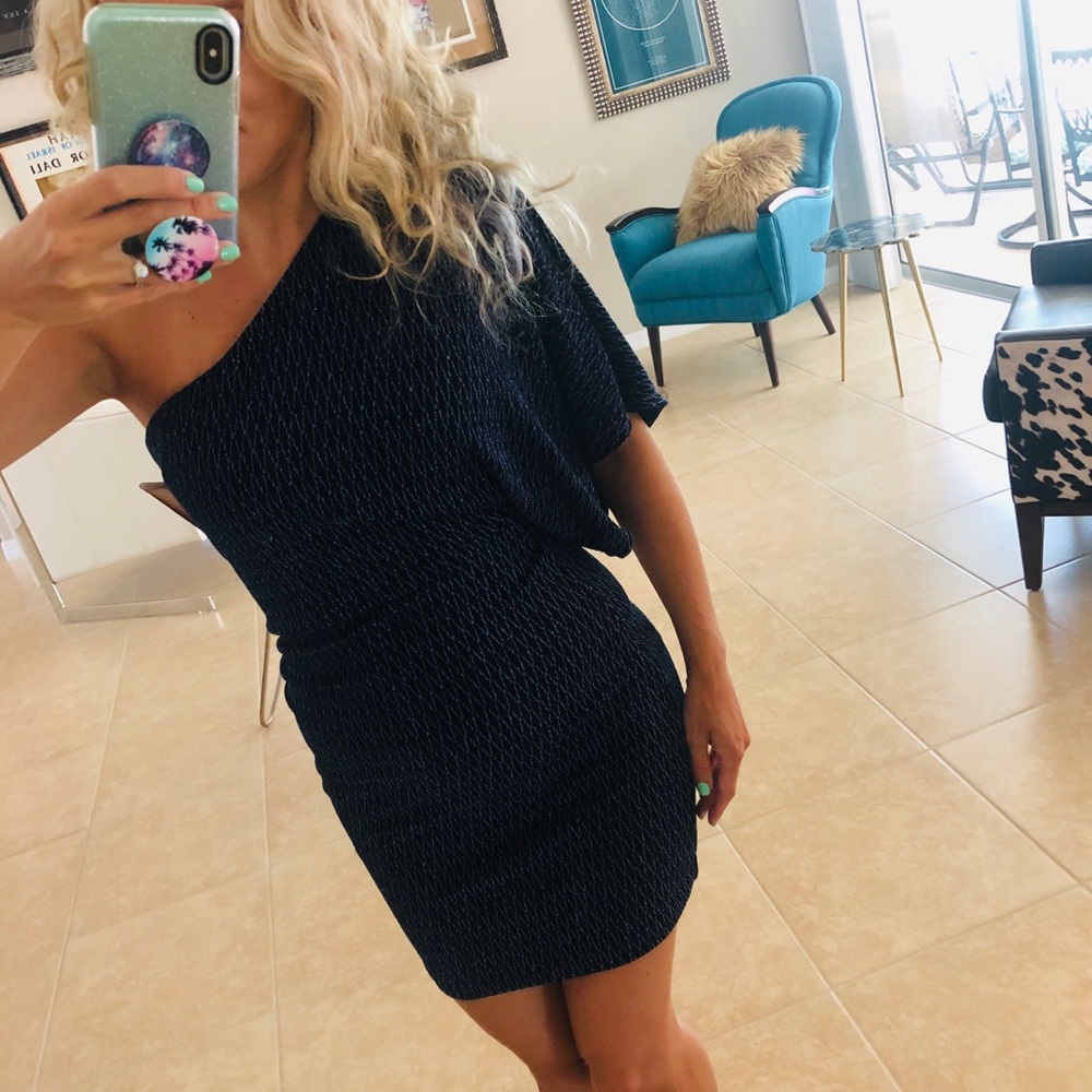 NWT Metallic Mini Dress